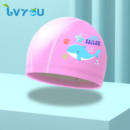 Kids Swim Cap – Cute Design with Ear Protection