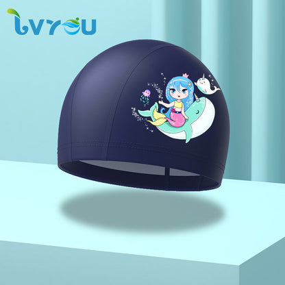 Kids Swim Cap – Cute Design with Ear Protection