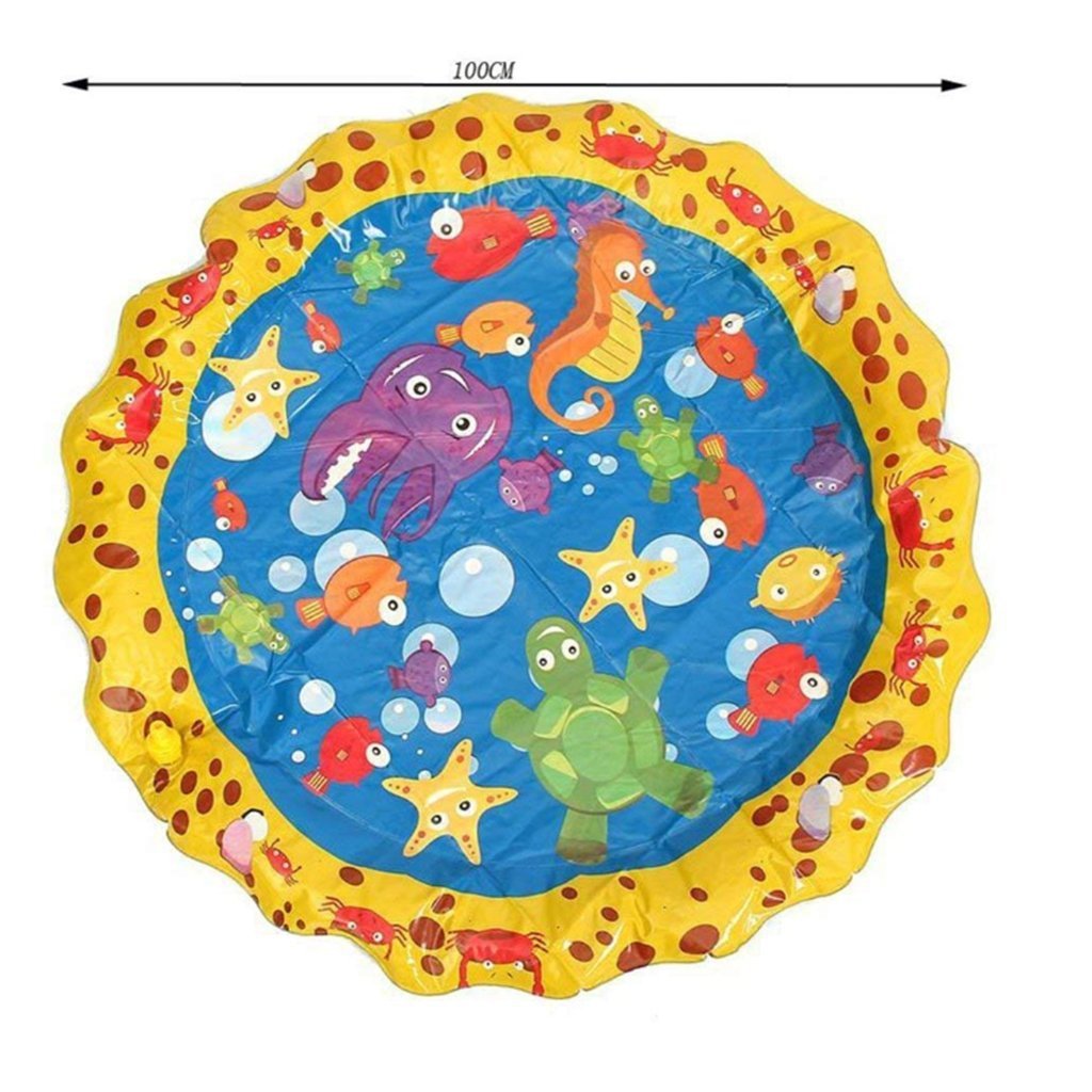 Kids Splash Pad – Outdoor Sprinkler Water Play Mat