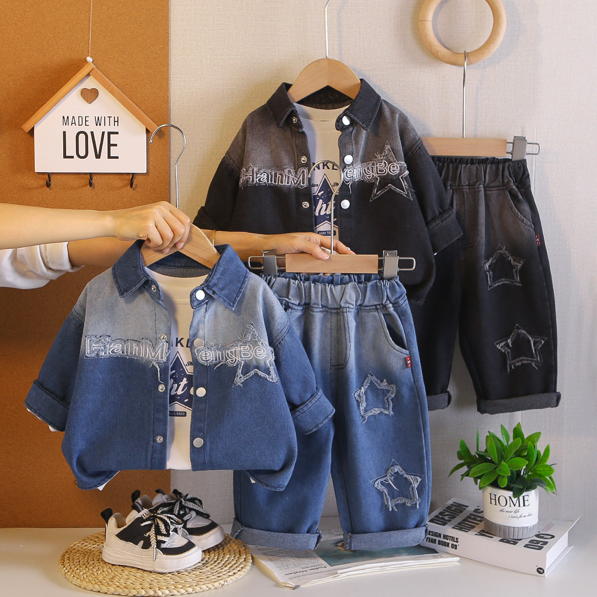 Boys Denim 3-Piece Set