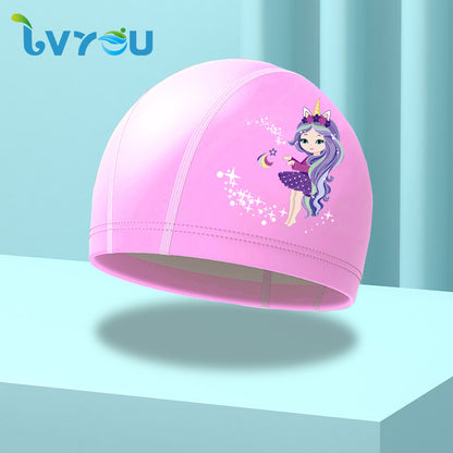 Kids Swim Cap – Cute Design with Ear Protection