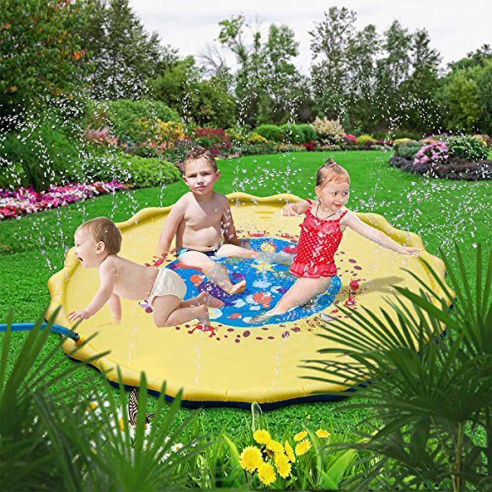 Kids Splash Pad – Outdoor Sprinkler Water Play Mat