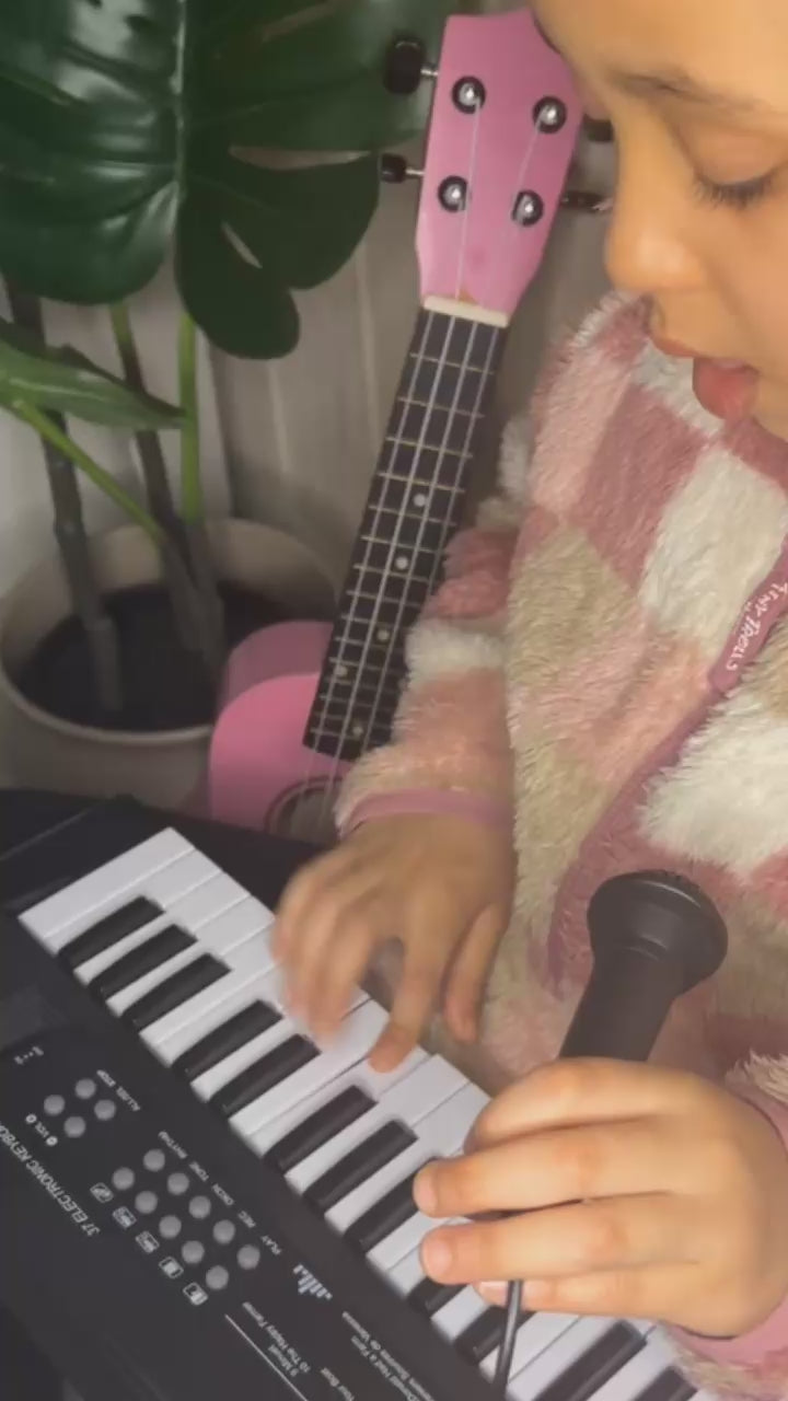 37-Key Kids Electronic Keyboard with Microphone